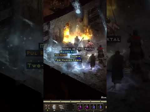 Diablo 2 Resurrected - Pul rune drop - public game - Countess