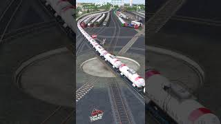 Download lagu Kereta Api CC201 Pertamina & Pupuk Kujang Bertabrakan Di Turntable Dengan kereta Cepat #keretaapi mp3