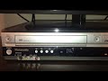 Demonstration On My Panasonic VCR DVD Combo On My Land Before Time Lll 1995 Canadian VHS