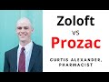 Pharmacist Compares Zoloft Vs Prozac For Depression