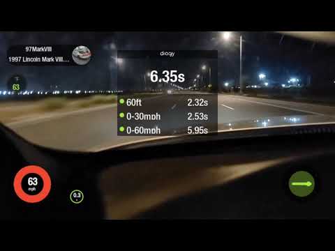 1997 Lincoln Mark VIII 1/4 Mile (Dragy)