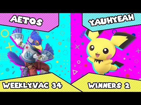 WeeklyVAC 34 - SSBU - Aetos (Falco) vs YaUhYeah (Pichu)
