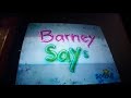 Barney Says Logo 2002