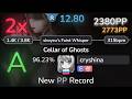 NEW OSU PP RECORD 2380PP By Toromivana