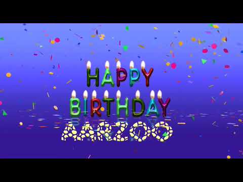 HAPPY BIRTHDAY AARZOO