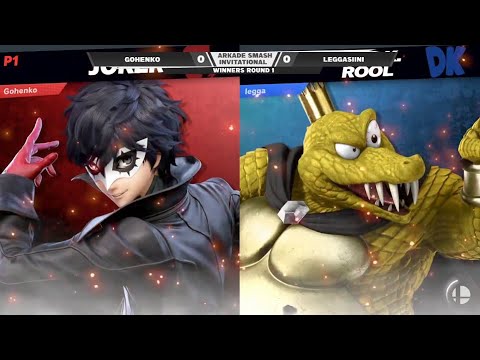 Arkade Smash Invitational Winners Quarters - Gohenko (Joker) Vs. leggasiini (King K. Rool)