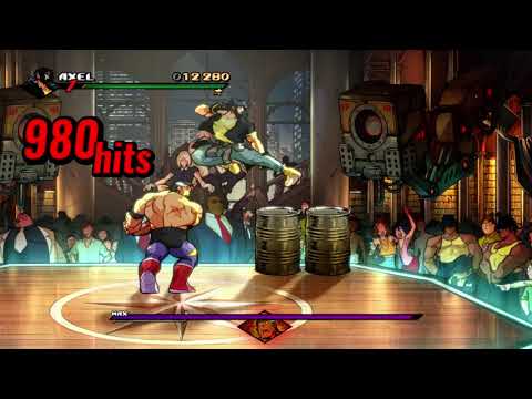 Streets of Rage 4 - Stage 9 Full Combo Mania+ Axel Rank S Perfect 194k v8