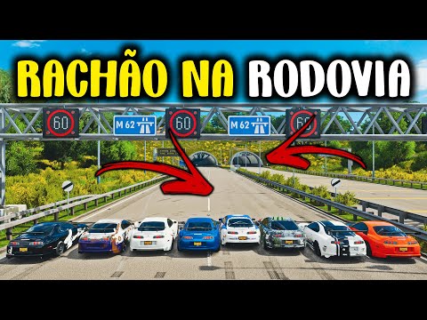 TOYOTA SUPRA HIGHWAY CRASH - FORZA HORIZON 4 GAMEPLAY