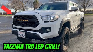 How to Install 2016 - 2023 Tacoma TRD Pro LED Grill | AM Offroad