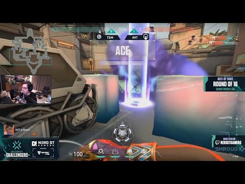 SHROUD reacts to JCSTANI ACE CLUTCH VS TSM Challengers NA Week 1 Open Qualifier VCT OPEN