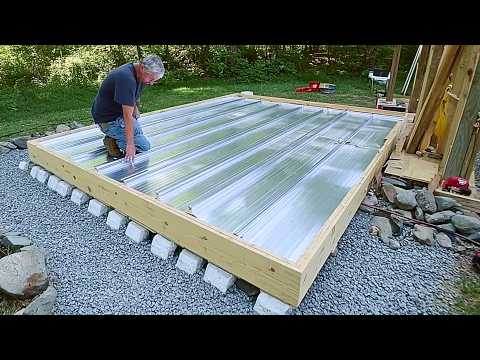 Mand bygger DIY BACKYARD tiny house for $7.500 | Fra start til slut af @EveryotherKarl