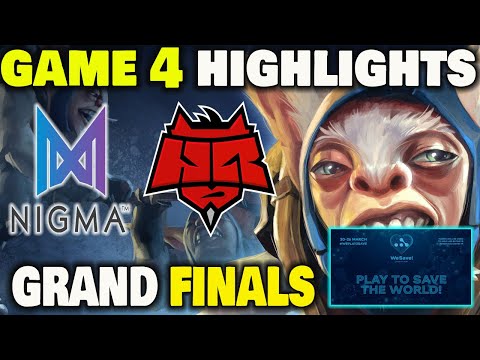 Nigma vs Hellraisers Game 4 Highlights WeSave! Charity Play Grand Finals