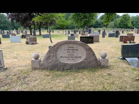 Stafsinge kyrkogård - Carl Johan Christiansson