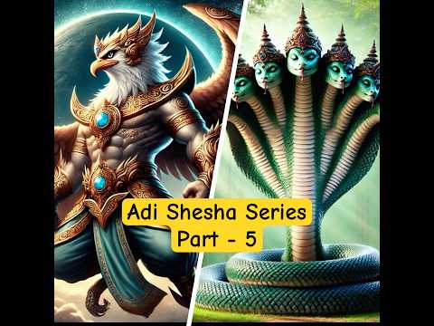 Garuda's & Adi Shesha | Final Part |  How Two Paths Led to Serving Vishnu #shorts