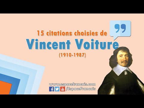 15 citations choisies de Vincent Voiture