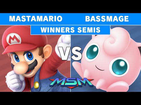 MSM Online 26 - NVR | MastaMario (Mario) Vs. BassMage (Jigglypuff) Winners Semis - Smash Ultimate