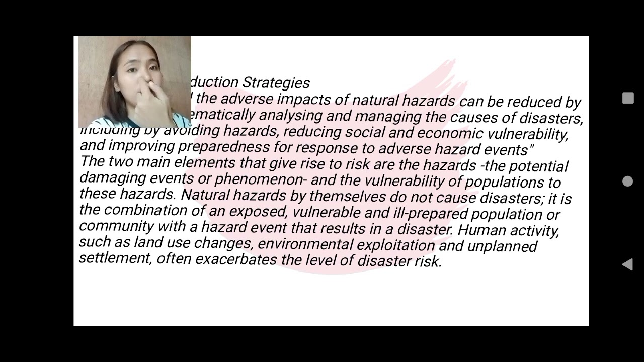 CLIMATE CHANGE ADAPTATION AND DISASTER RISK REDUCTION