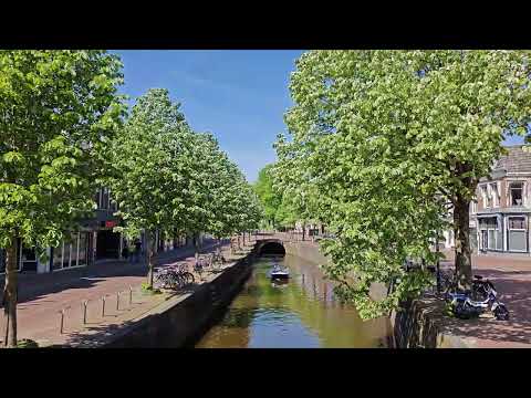 Leeuwarden: Sunday Walk Through the City. Just walking, no talking. 4k 60 fps