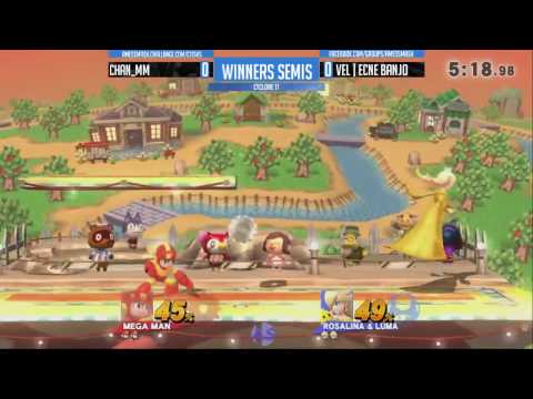 Chan_MM (Mega Man) vs veL | Ecne Banjo (Rosalina & Luma) - Smash 4 Singles