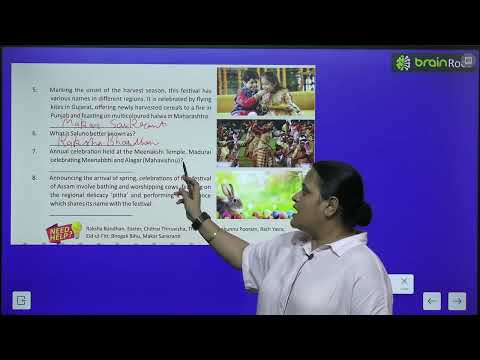 BRAIN ROOT KNOWLEDGE UNIVERSE CLASS 6 CHAPTER 14 UNIQUE FESTIVALS