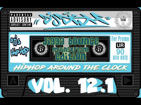 DJ DISH - HipHop around the Clock Vol. 12.1 - #12.1 - OldSchool Mix Tape - 90s HipHop - Jigga Bounce