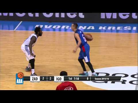 ABA Liga 2015/16, Round 12 match: Zadar - Igokea (30.11.2015)