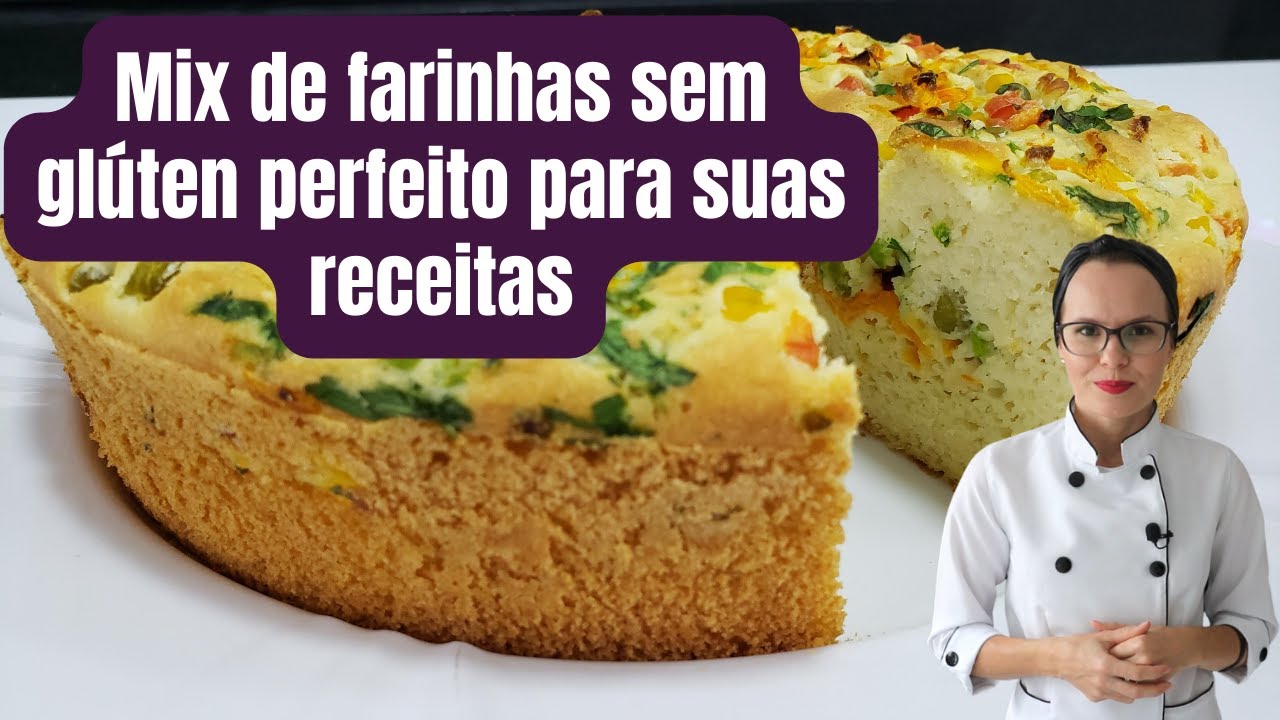 Mix de farinhas sem glúten perfeito para suas receitas