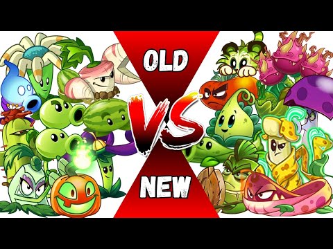 All Plants Team NEW vs OLD Battlez - Who Will Win? - Pvz 2 Team Plant vs Team Plant