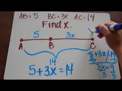 Segment Addition And Midpoint Tutorial