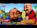 LIVE Non Stop Motu Patlu মোটু পাতলু Motupatlu Motupatlukijodi Cartoon