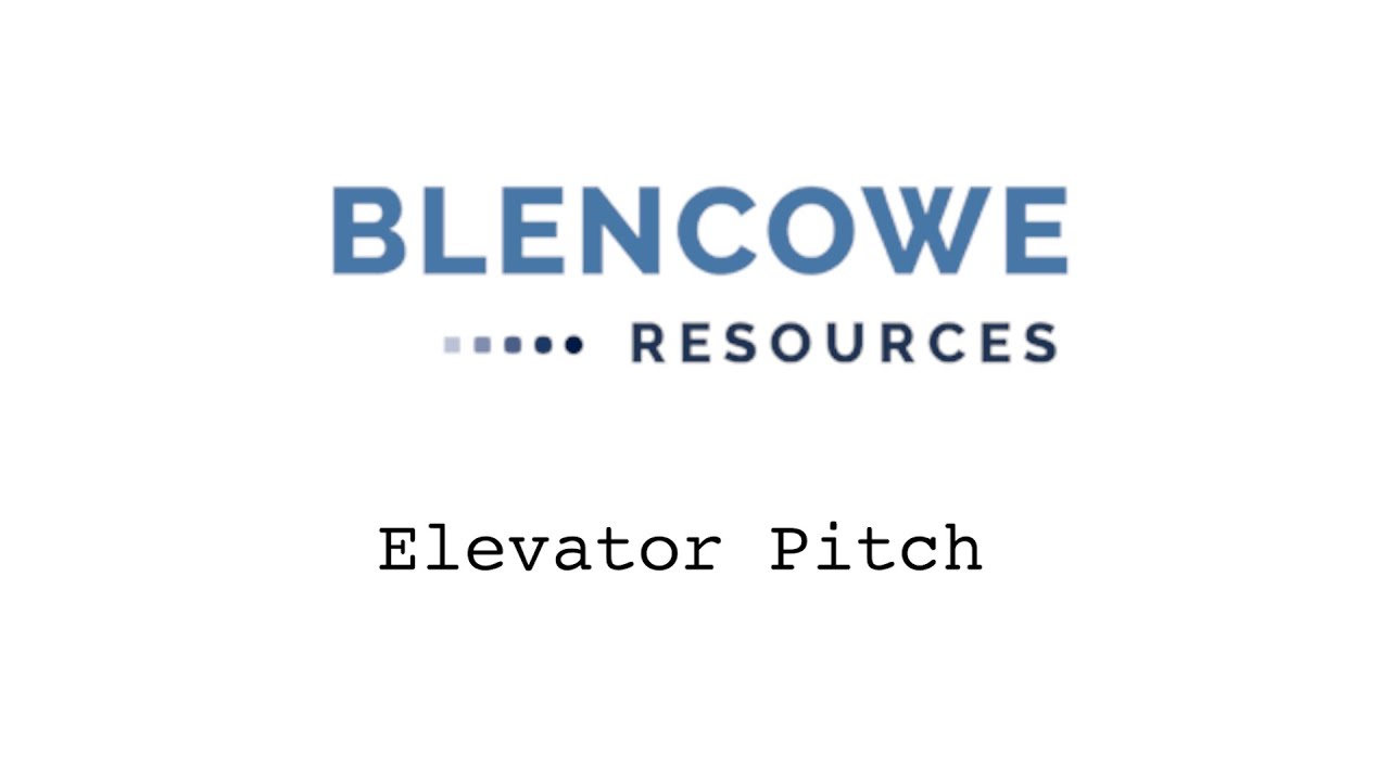 Blencowe Resources PLC (LSE:BRES) Elevator Pitch