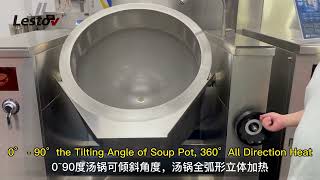 Know more about Lestov 150L Heavy-duty Tilting Induction Soup Cooker #soup #lestov #inductioncooker