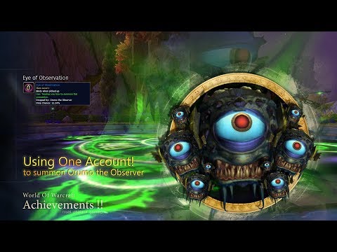 Using One Account! to summon Orumo the Observer + Eye of Observation PET
