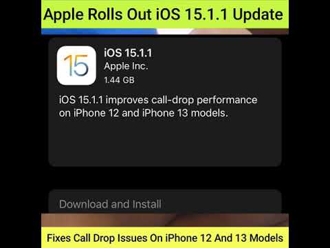Apple Rolls Out iOS 15.1.1 Update For iPhone 13 And 12 Models🔥#vinayjingar #shorts #ios151#iphone13