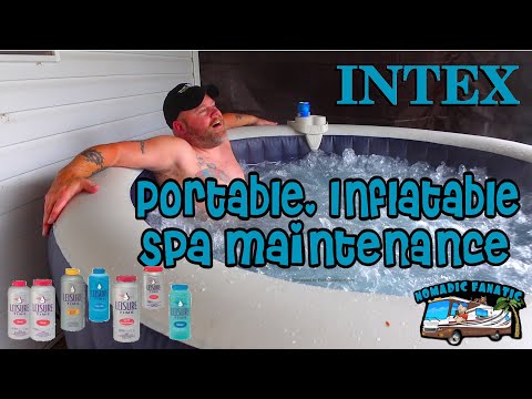 How To Maintain an Inflatable Spa Hot Tub ~ Chemicals, Tools & Schedule