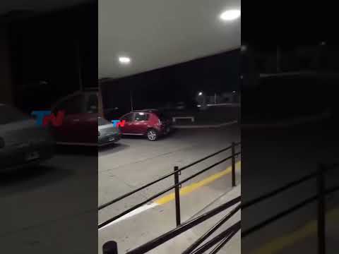 Así se voló el techo del Hospital Municipal Eva Perón de Benito Juárez durante el temporal