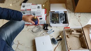 Trọn bộ 4 Camera DS-2CE16C0T-IR + Đầu ghi hình HIKVISION, có sẵn phụ kiện, cắm điện là chạy