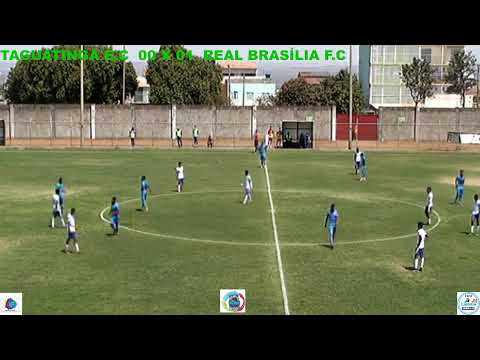TAGUATINGA E.C X REAL BRASÍLIA F.C - 1º JOGO DA FINAL DO CAMPEONATO CANDANGO SUB-20. DIA 29/08/2021.