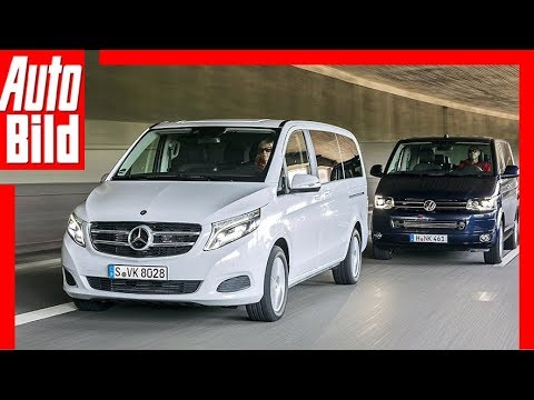 Mercedes V-Class vs. VW T5 (2014) Comparison / Details / Explanation