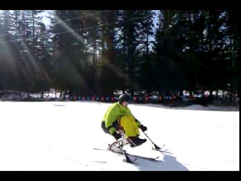 Monoskiing in Karpacz, Poland (2012)