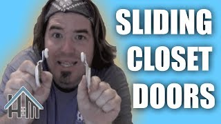 How to install, replace slider closet doors and track. Easy! Home Mender.