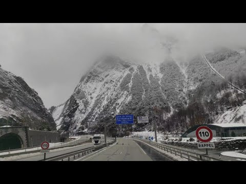 🇨🇵 France: A43 || Modane Tunnel Frejus || Alps Highway