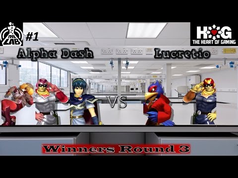 The Lab #1 Alpha Dash (Marth/Falcon/Sheik) Vs Lucretio (Falco/Falcon) WR3
