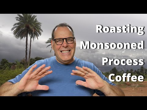 Roasting Monsooned Malabar Coffee
