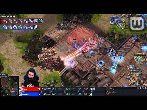StarCraft 2: RELENTLESS AGGRESSION! (Clem vs MaxPax)