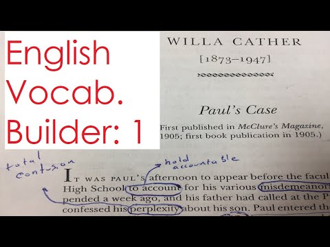 English Vocabulary Builder: 1