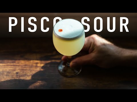 The Pisco Sour - a perfect sour cocktail recipe