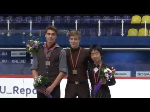 2015 ISU JGP Zagreb -- Men Awardgiving Ceremony