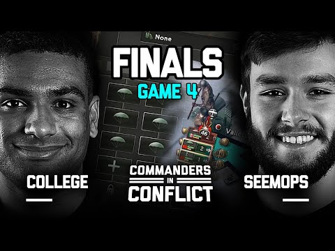 Seemops vs ThatGuyFromCollege - GRAND FINAL - Game 4 - Commanders in Conflict