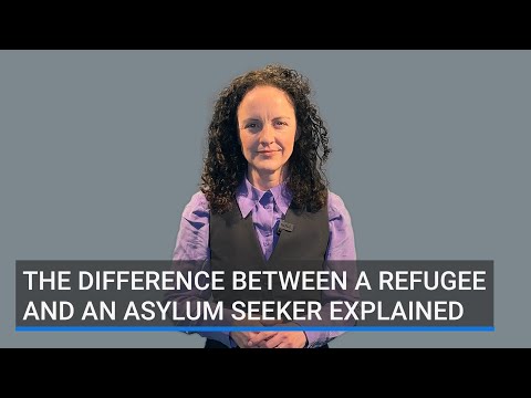 The difference between a refugee and an asylum seeker explained